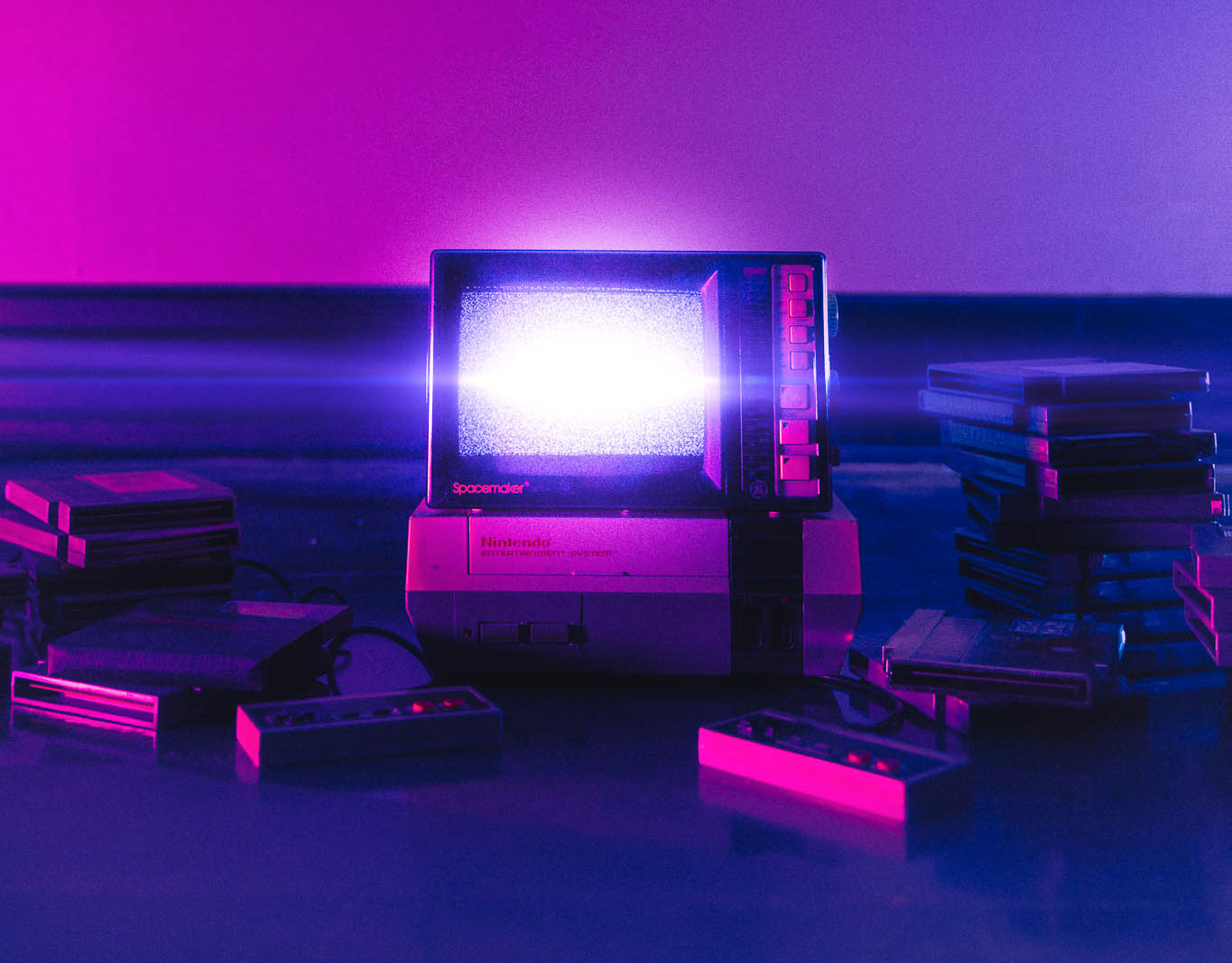 Retro Tech still-life photo set